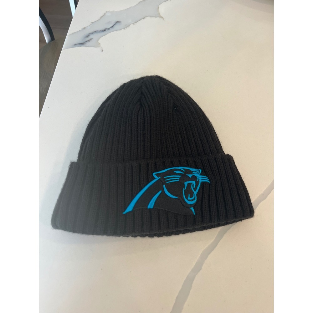 New Era Youth NFL Carolina Panthers Black‎ Knit Beanie Hat